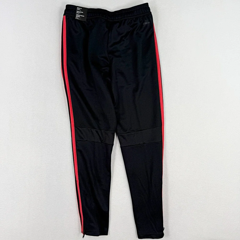 Adidas Tiro Essential Soccer Pants Size XL Kids Black/Lucid Red KC3137, NWT